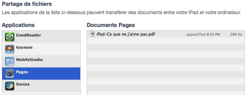 iPad : ce que je n'aime pas