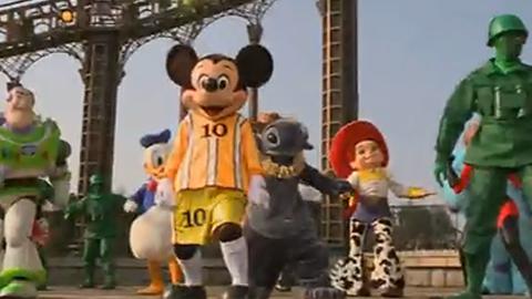 Disney fait danser ses héros pour la coupe du monde Disney fait danser ses héros pour la coupe du monde