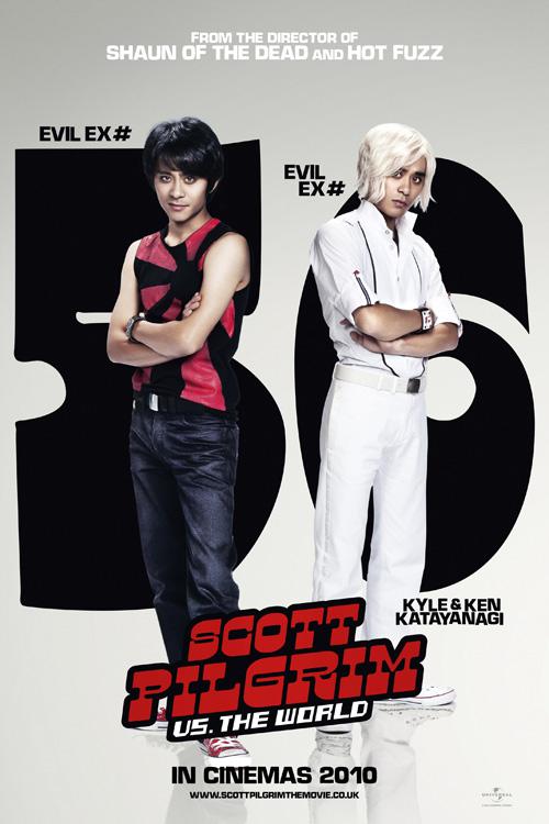 Les 7 ennemis de Scott Pilgrim en poster ! Les 7 ennemis de Scott Pilgrim en poster !