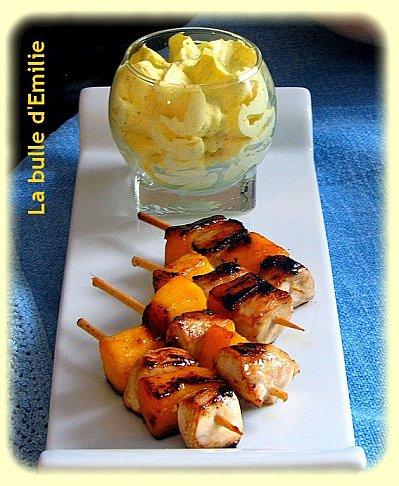 brochette chantilly curry