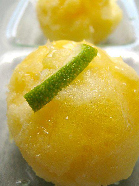 Sorbet Ananas au Miel & Citron Vert Sorbet Ananas au Miel & Citron Vert