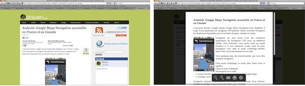 safari 5 Safari 5 facilite la lecture des blogues et sites Web 