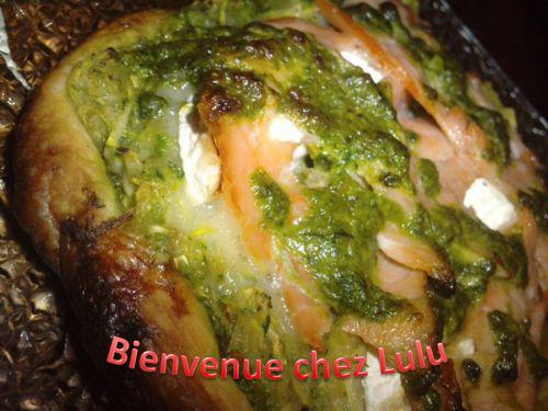 Tart fine en vert et rose... Tart fine en vert et rose...