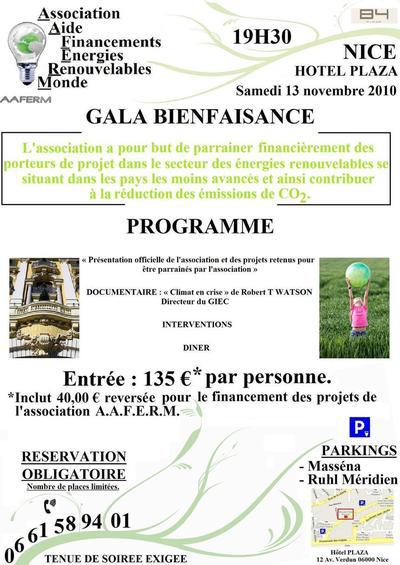 GALA de bienfaisance de l'association AAFERM GALA de bienfaisance de l'association AAFERM