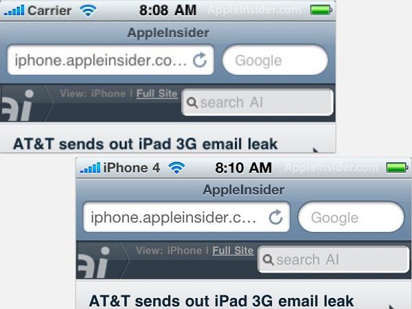 Retina-display1 iPhone 4 vs iPhone 3GS: Photos de l’écran