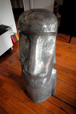 MOAI en FONTE d'ALUMINIUM MOAI en FONTE d'ALUMINIUM
