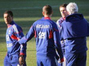 Altercation Evra Duverne Altercation Evra-Duverne : les joueurs français refusent de s’entrainer