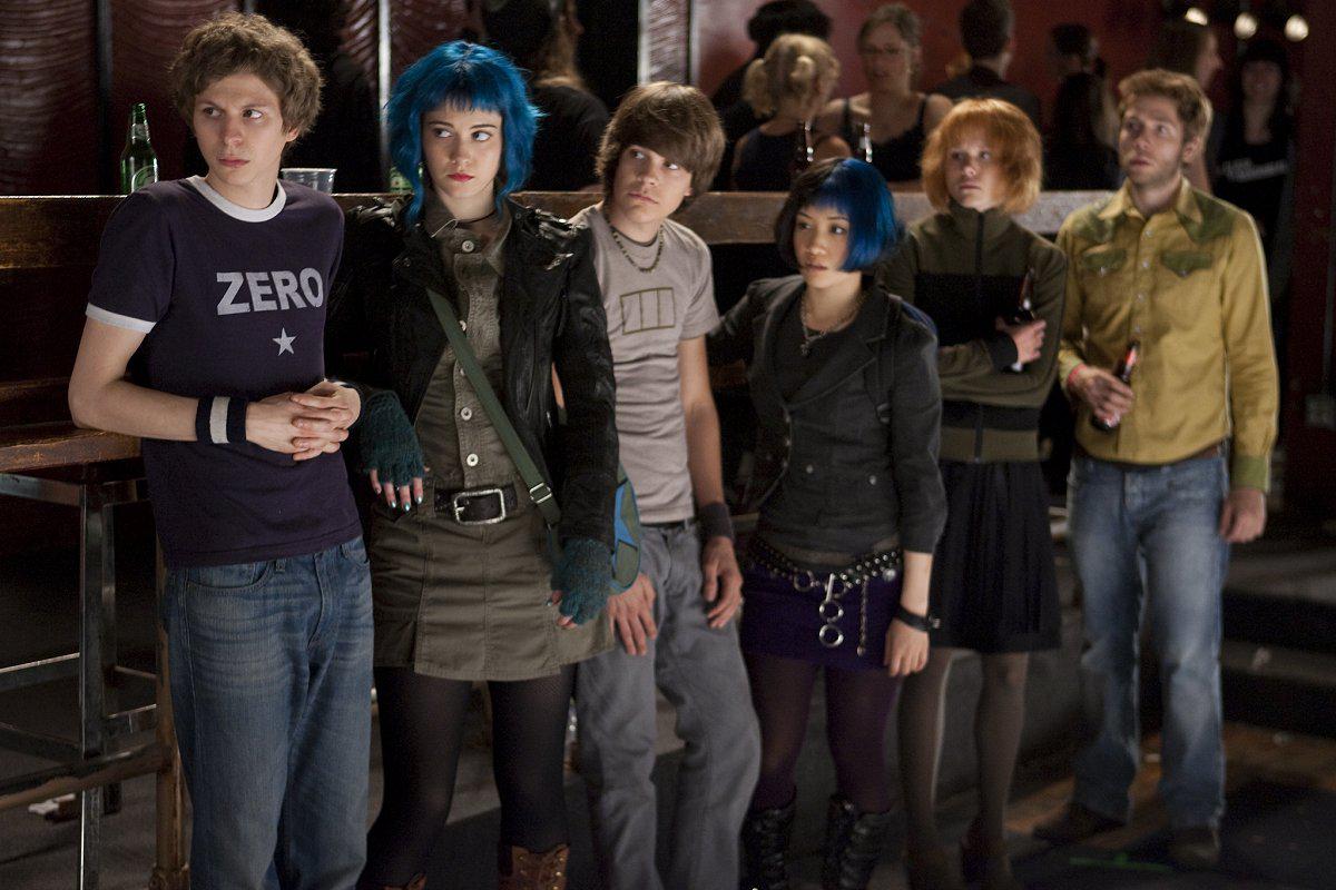 Michael Cera, Mary Elizabeth Winstead, Johnny Simmons et Ellen Wong. Universal Pictures International France