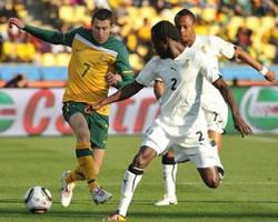 Groupe D : le Ghana et l’Australie font match nul un but partout