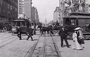 Film des années 1906 à San Francisco