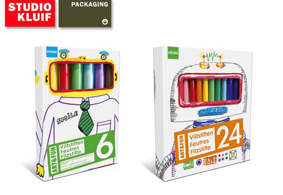 hema STUDIO KLUIF for HEMA // fun felt-tip pens for kids