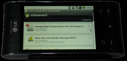 GT540-1 LG GT540 Optimus, le test
