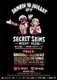 Préventes d’une Skins Party à Agen : Secret Skins Night