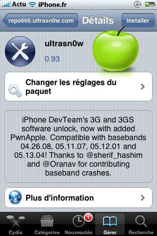 UltraSn0W | Desimlock Baseband 04.26.08 – 05.11.07 – 05.12.01 – 05.13.04 http://actuiphone.fr/wp-content/ultrasn0w-0.93.jpg