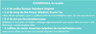 Le Kusmiroska par Kusmi Tea