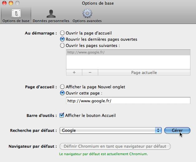 Switcher rapidement entre différents moteurs de recherches depuis Chromium