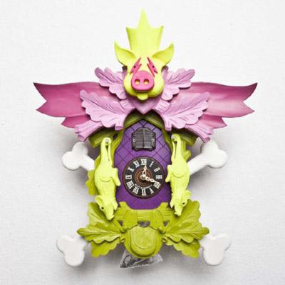 Carillon décalé par Stefan Strumbel, blog-espritdesign.com Carillon décalé par Stefan Strumbel, blog-espritdesign.com