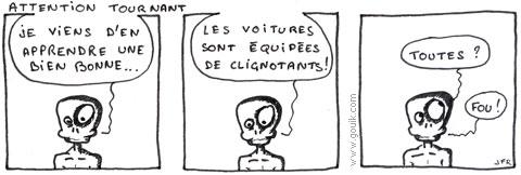 Permis de conduire : attention tournant, juin 2010 Gouik passe son permis : 7 - Attention tournant