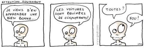 Permis de conduire : attention tournant, juin 2010 Gouik passe son permis : 7 - Attention tournant