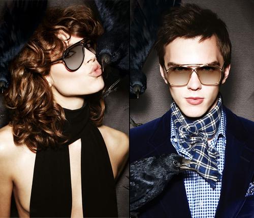 Freja Beha Erichsen & Nicholas Hoult: Tom Ford Eyewear Fall...
