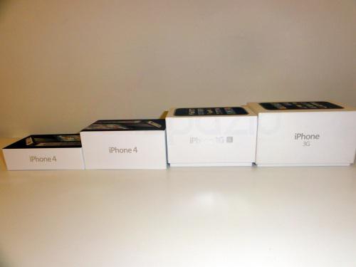 1 L’évolution des boites d’iPhone en images.