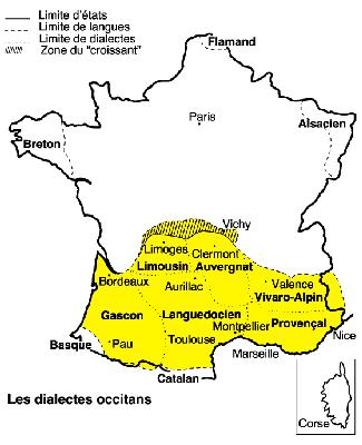 Quel gascon parlez-vous ? carte