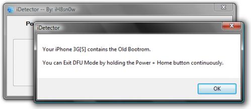 iDetector: Savoir quelle version du bootrom est installée sur son iPhone 3GS