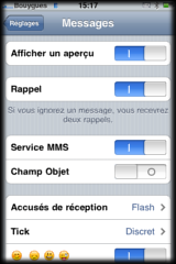 iPhoneDelivery: Accusés de réception sur iPhone iOS 4