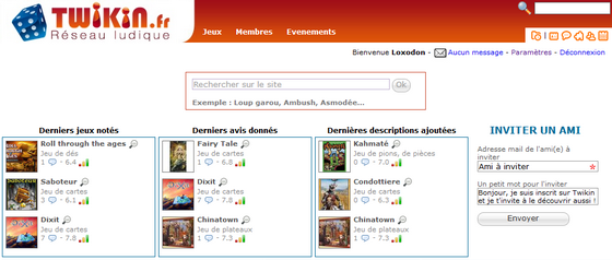 Twikin, le réseau ludique Twikin, le réseau ludique