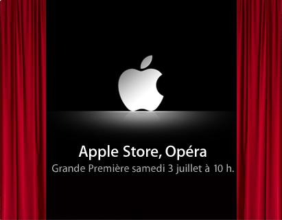 Apple Store Opéra: Grande Première le 3 juillet 2010