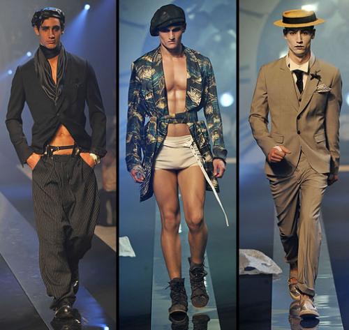 ♫ Fashion Week Hommes à Paris : le cinéma muet de JOHN GALLIANO (MEN SPRING/SUMMER 2011) ♫