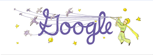 Le Petit Prince en accueil de Google