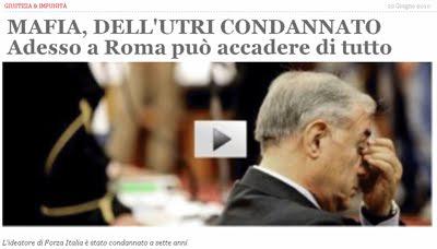 Procès d'appel de Marcello Dell'Utri : coupable !!!