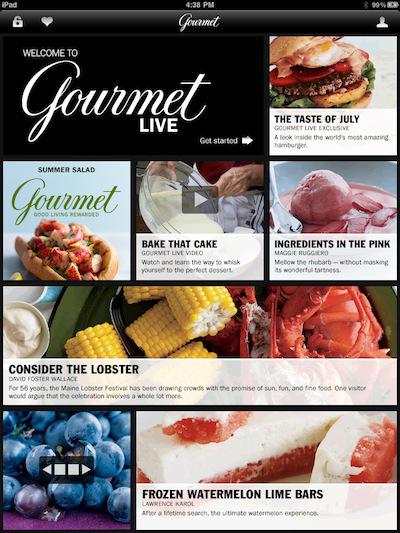 Condé Nast ressuscite Gourmet sur l’iPad