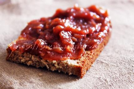 ConfitureRhubarbeGingembreAgavePIGUT Confiture Rhubarbe & Gingembre au Sirop d'Agave