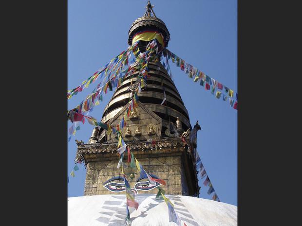 Temple de Swayambunath, Katmandou, Népal Temple de Swayambunath, Katmandou, Népal