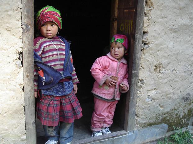 Enfants de la vallée de Langtang, Népal Enfants de la vallée de Langtang, Népal