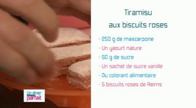 tiramisu aux biscuits roses Un tiramisu tout en douceur...