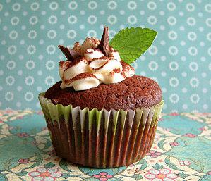 Cupcakes Chocolat à La Menthe-1