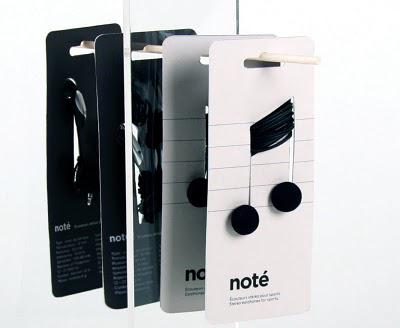 Packaging Design for earbuds : Noté by Corinne Pant