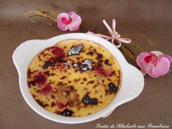 La rhubarbe , j'adore et vous ?? récapitulatif des vos recettes gratin1