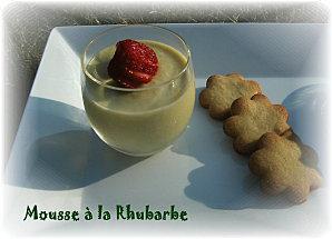 La rhubarbe , j'adore et vous ?? récapitulatif des vos recettes Mousse rhubarbe 2