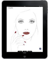 Une palette de maquillage virtuelle sur l’iPad !