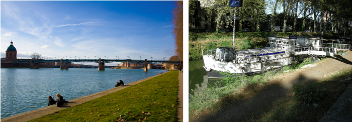 Canal du midi garonne Prenez le frais à Toulouse