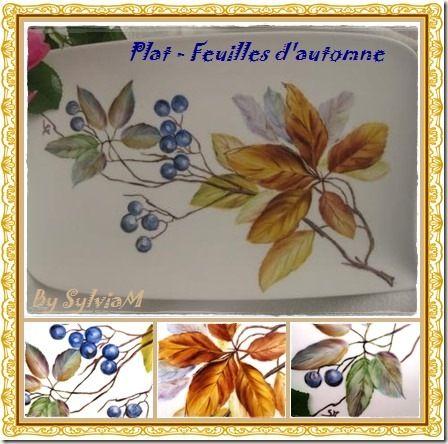 plat feuilles d'automne plat feuilles d'automne