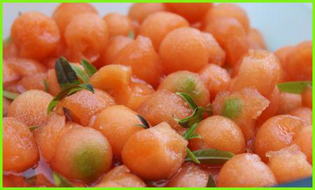 Melon à la verveine et pique-nique de blogueurs Melon à la verveine