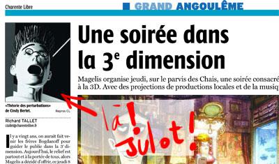 Dans la Charente libre...