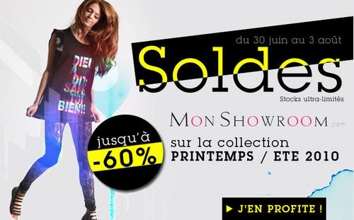 Soldes d'été MonShowroom Monshowroom