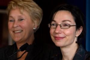 144641-pauline-marois-martine-ouellet Le mur