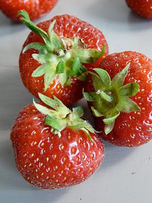 Des fraises en version salée , une tentative super concluante